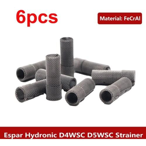 6 Pcs/lot FeCrAl Material Glow Pin Plug Strainer Liner Filter 252121990113 For Eberspacher Hydronic D3W D4W D5W SC Water Heater