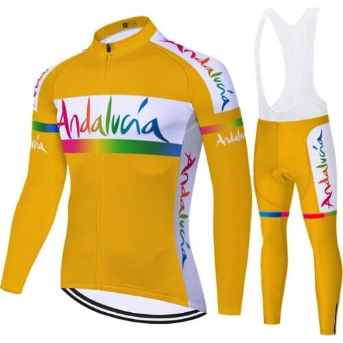Andalucia Summer Spirng Masculino Cyclisme Homme Maglia Uomo Maillot Ropa Deportiva Tricota Ciclismo Hombre Completo Ciclismo