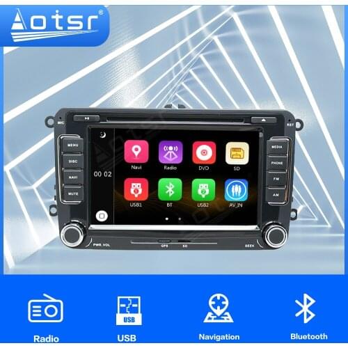 Auto Wince Head Unit For Volkswagen Windows CE MTK GPS Car Multimedia Player Stereo One DIN Audio GPS Navigtion Radio Tuner Tape