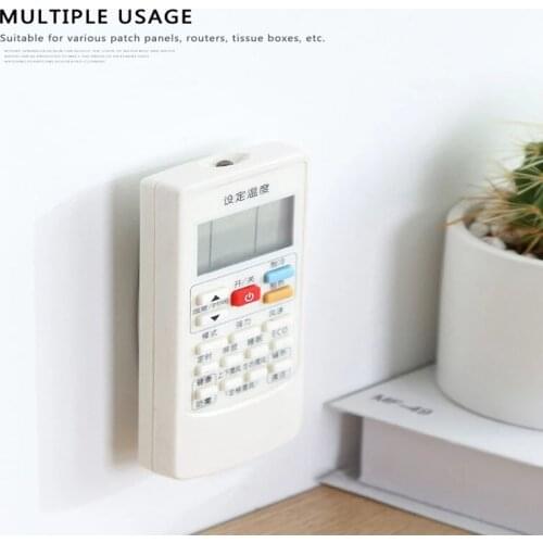 Boutique hot-selling household self-adhesive power strip holder without and punch-free wall-mount power strip holder storage box