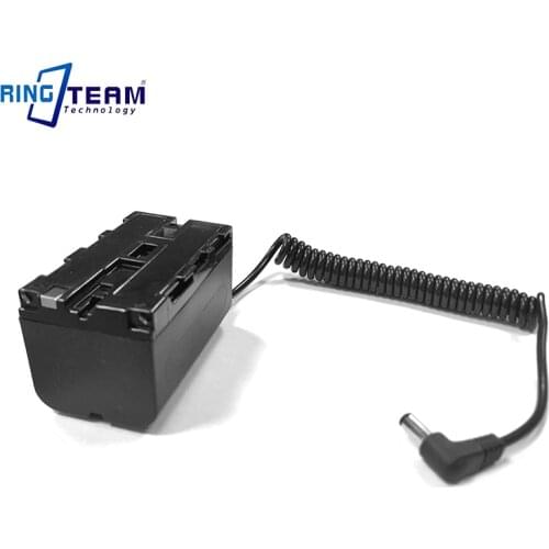 NP-F750 Battery Case DC Coupler Replace SONY F970 F770 F550 F570 F980 F990 F750 for Monitor Panels YongNuo NangGuan Light Lamp