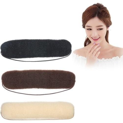 Hair Dispenser Sponge Rubber Band Strip Hair Curler Hair Donut Braiders Hair Bun Maker Hair Styling Tools Accessories 2021