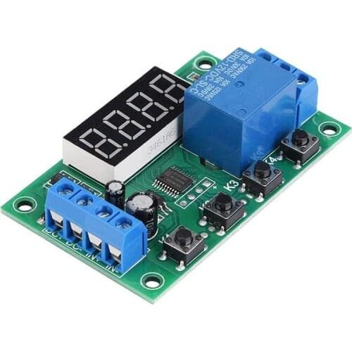 HOT LED Display Time Delay Module Multi-Functional Automation Adjustable Timer Relay Control Switch (DC12V)