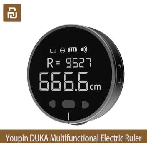 New Youpin DUKA Multifunctional Electric Ruler 99M Length Measurement Volume Measure Distance Meter