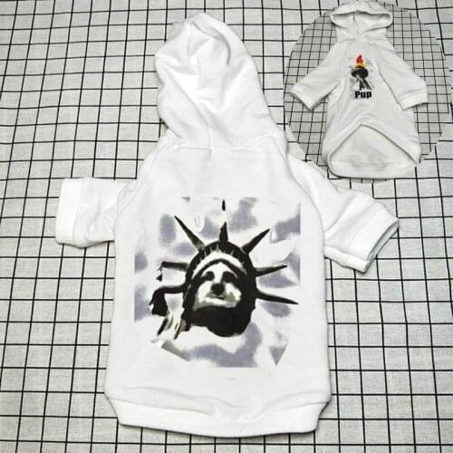 New Arrive Pet Dog Hoodies Clothes Fleece Sweatshirt For Small Dogs Casual Puppy Cat Costumes French Bulldog Bichon Clothing