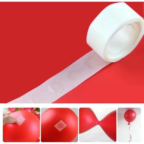 100 points Balloon Attachment Glue Dot Attach Balloons To Ceiling or Wall Balloon Stickers Birthday Party Wedding Decoration Sup