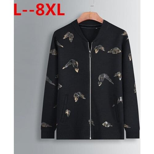 Plus size 8XL 6XL 5XL 4XL wholesale new Autumn Winter Hot selling men fashion casual warm nice Sweater