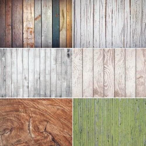 Vinyl Custom Photography Backdrops Prop Wooden Planks Theme Photography Background #0007