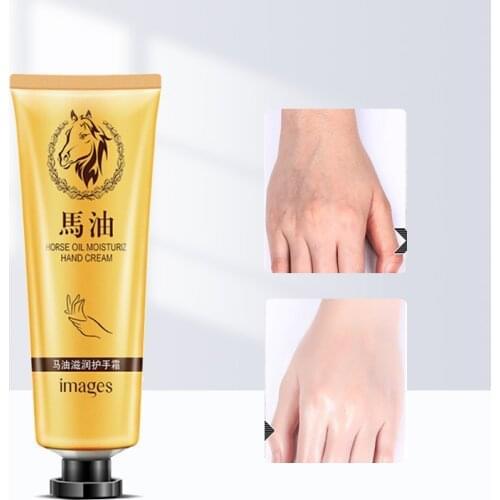 Horse Oil Repair Hand Cream Moisturizing Nourishing Anti-chapping Whitening Hand Cream Winter Anti-crack Hand Cream Skin Care