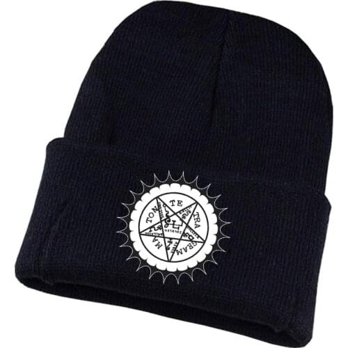 TV Black Butler Knitted hat Cosplay hat Unisex Print Adult Casual Cotton hat teenagers winter Knitted Cap