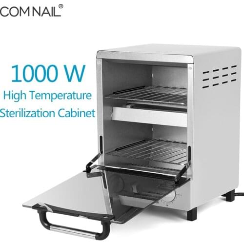 High Temperature Sterilizer Manicure Equipment 10L 1000W Sterilizer Double Deck Nail Tools Dry Heat Autoclave Spa Dental Medical