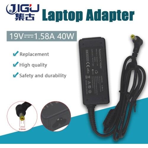 JIGU Replacement for Acer 19V 1.58A 5.5*1.7 for Aspire One 752h AOD150 Series AS1810T Series AS1825 Series 1410 Series 1420P