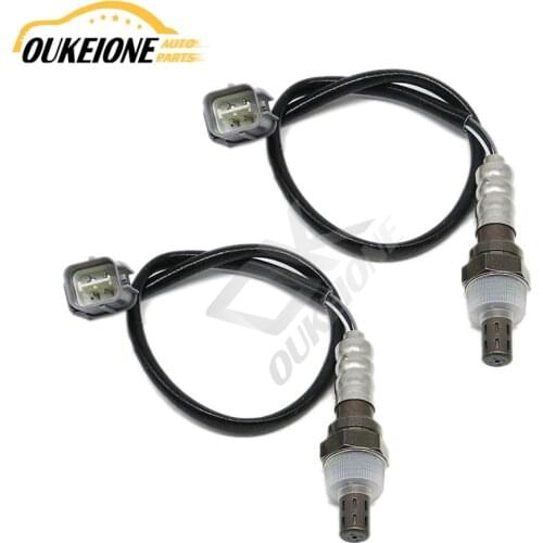 2pcs O2 Oxygen Sensor 4 Wires Lambda for 1996 1997 1998 1999 2000 Honda Civic 1.6L D16Y7 Upstream Downstream Replacement Parts