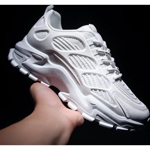 2021 fashion brand spring and Autumn high-tech Mesh Surface Leisure Sports Mesh surface shoes dad man platform sneakers men