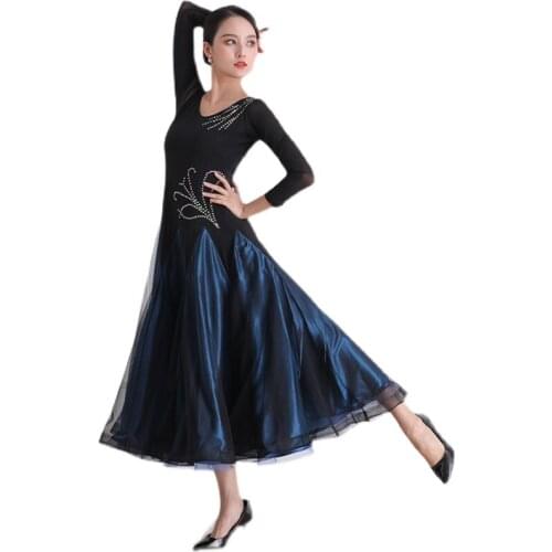 2021 Woman modern dance dress performance dress national standard dance competition dress Waltz dance Costumes LYQ2110