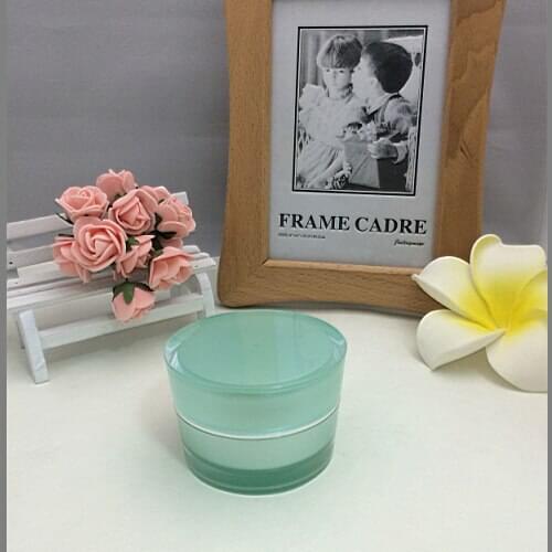 30G green cone-shape cream bottle,cosmetic container,,cream jar,Cosmetic Jar,Cosmetic Packaging