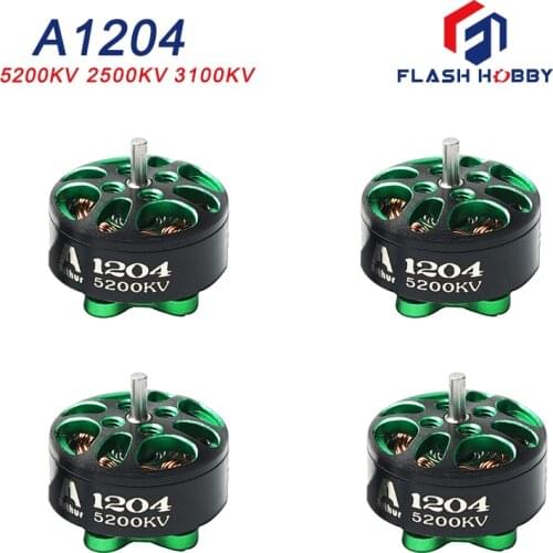 Flashhobby Arthur A1204 5200KV 2-4S Brushless FPV Motor for RC FPV Racing Freestyle 2-3inch Toothpick Cinewhoop Duct Drones