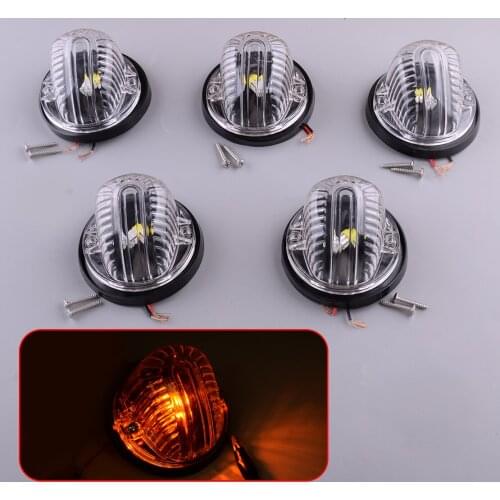 1 Set Car Clear Cab Roof Top Marker Clearance Running Lights Fit For Chevrolet GMC C K Series 1973 1974 1975 1976 1977-1986 1987