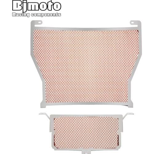 BJMOTO For BMW S1000R S1000RR S1000XR HP4 Motorcycle Stainless Steel Racing Radiator and Oil Cooler Guard Set