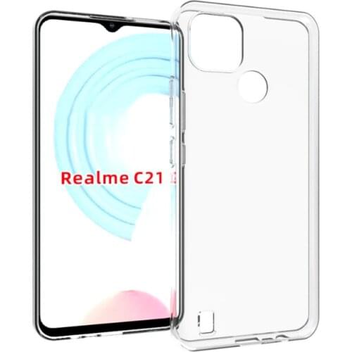 For OPPO REALME C21 Case Soft Silicone Tpu Case for OPPO Realme C21 Case Protective Silicone Case Fundas Coque