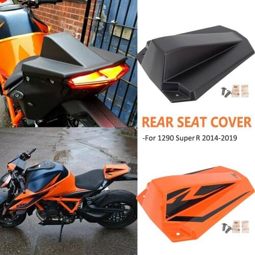 Motorcycle Rear Seat Cover Cowl Fairing Pillion For 1290 Super R 2020 2021 Accessories Orange Black