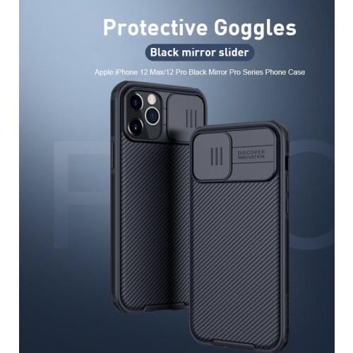 Camera Protection Case For Iphone 12/Pro/Max/Mini Slide Protect Cover Back Case Lens Protection Case For Phone Shockproof