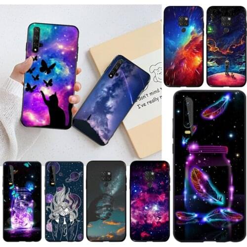 Colorful space for galaxy universe Phone Case for Huawei P40 P30 P20 lite Pro Mate 30 20 Pro P Smart 2020 prime