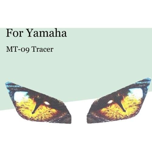 For Yamaha Headlight Sticker MT-09 Tracer Headlight Film Horizon Headlight Decorative Film Cross-Border Motorcycle Accessories