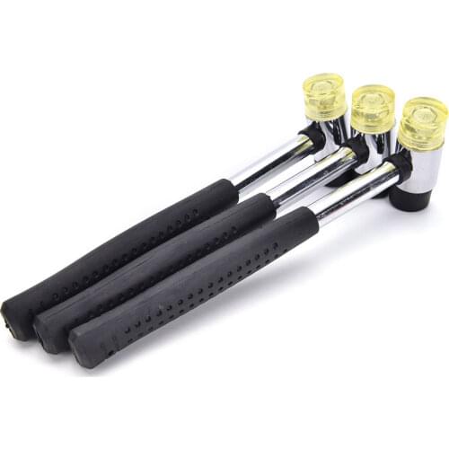 2021 New Mini Rubber Double Sided Two-ended Hammer Work Glazing Window Beads Head Soft Mallet Tool Woodworking Hand Tool 25mm