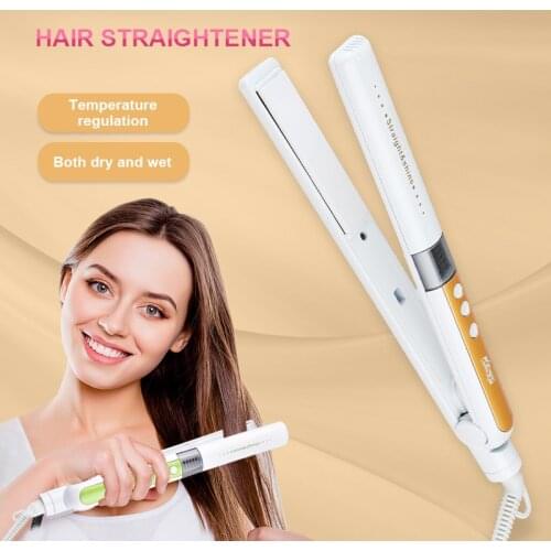 Electric Splint Straight-Rolling Dual-Use Schoolgirl Mini Straightening Clamp Portable Bangs 5-Speed Ironing Board For Ladies