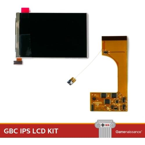 GBC IPS LCD Kit for Gameboy Color Backlight 10 Levels Of Brightness screen Gamenaissance