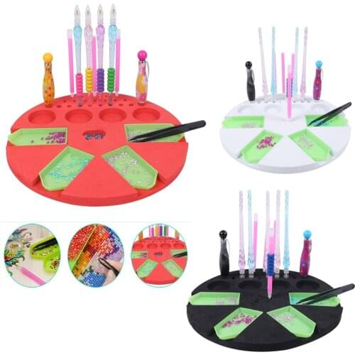 Diamond Painting Tray Point Drill Tray Diamond Painting Tools K Large Capacity Storage Box For New Year Christmas Birthday Gifts