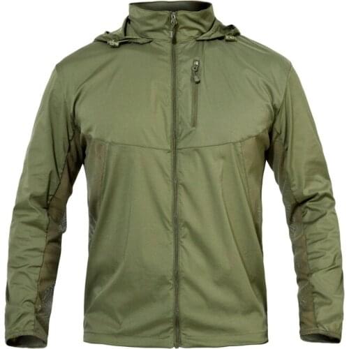 Summer Outdoor Sun protection Jacket Mens Ultrathin Breathable Fishing Skin Coat Waterproof Quick dry Hiking Sports Trench Coat