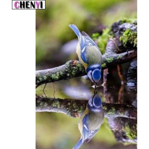 New Arrivals Diy Diamond Embroidery Full Animal Bird Diamond Painting Kit Mosaic Paint With Diamonds Home Decoration Accessories