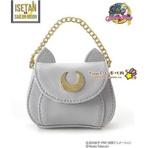 MSMO 2018 New Cute Women Mini Coin Purses Samantha Vega Wallet Sailor Moon Luna Cat Small Bag Love Pendant Free Shipping
