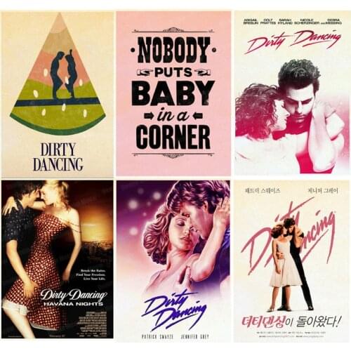 Dirty Dancing Posters Vintage Metal Tin Signs Classic Movie Art Painting Bar Pub Home Room Wall Decor Shabby Chic Gift ZSS21