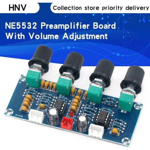 XH-A901 NE5532 Tone Board preamp Pre-amp With treble bass volume adjustment pre-amplifier Tone Controller For amplifier Board