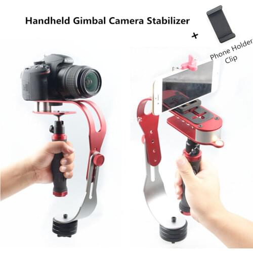 Alloy Aluminum Mini Handheld Digital Camera Camcorder Stabilizer Video Steadicam Mobile DSLR 5DII Motion DV Steadycam for Gopro