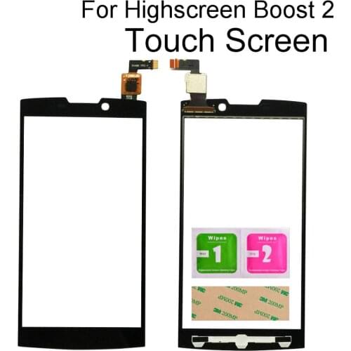 Touch Glass For Highscreen Boost II 2 SE innos D10 Touch Screen Digitizer Front Glass Lens Sensor Mobile Phone Tools 3M Glue