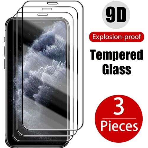 3PC Tempered Glass On iphone 12 Pro Max 12 Mini 11 Pro 11 Screen Protector For iPhone 12 Pro XR XS 8 Plus 7 Plus 6 Plus 5 5S SE