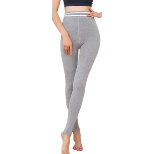 Women Autumn Warm Leggings Thick Warm Winter Candy Color Stretch Push Up Thermal Fleece Lined Pants Trample Stirrup Legging