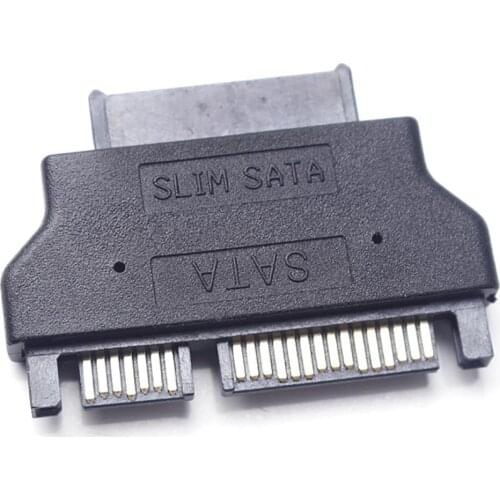 1pc SATA Adapter Serial ATA 7+15 22pin Male To Slim 7+6 13pin Female Adapter For Desktop Laptop HDD CD-ROM Hard Disk Drive