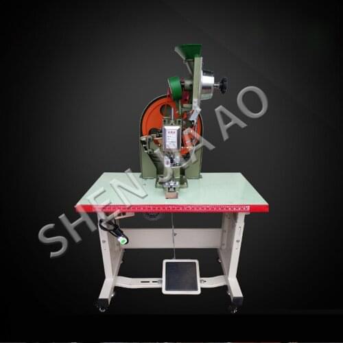 1PC Fully Automatic Punching Machine KP-J34 Double Head Punching Riveting Machine Hollow Nail Automatic Punch Rivet Machine 220V