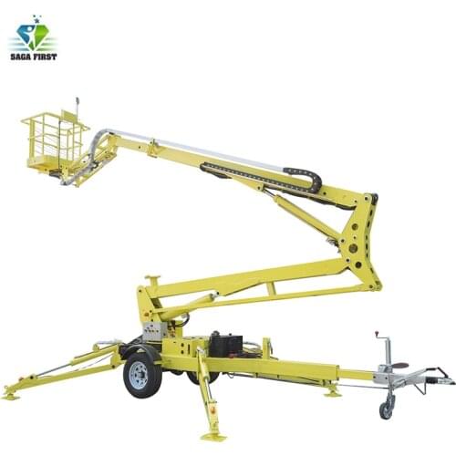 6-18m diesel power hot-selling genie boom lift tyre/aerial work lift for sale