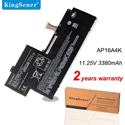 Kingsener AP16A4K KT.00304.003 Laptop Battery For Acer Swift SF113-31-P865 SF11 ASPIRE 11 AO1-132 NE132 N16Q9 11.25V 3770mAh