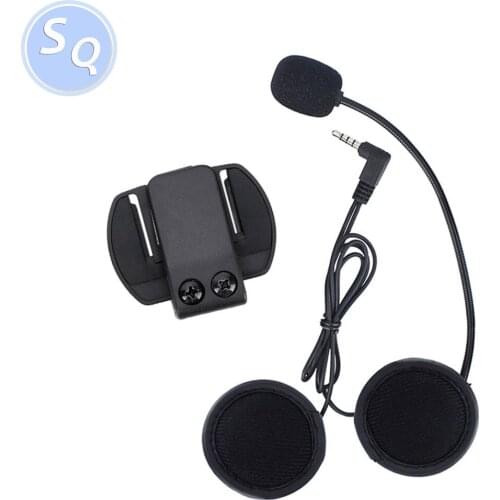 V6 / V4 Earphone&Clip Accessory for V6 V4 Handsfree Motorcycle intercomunicador bluetooth Headset BT Interphone