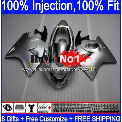 Blackbird For HONDA CBR 1100 XX CBR1100XX 92MC.13 Gloss silver CBR1100XX 1996 1997 1998 1999 2000 2001 96 97 98 99 00 01 Fairing
