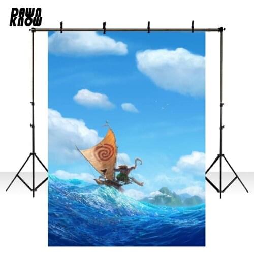 DAWNKNOW Ocean Moana Photography Background Backdrop Photocall Tapestry Shoot Baby Birthday Party Planning Photo Studio G1611