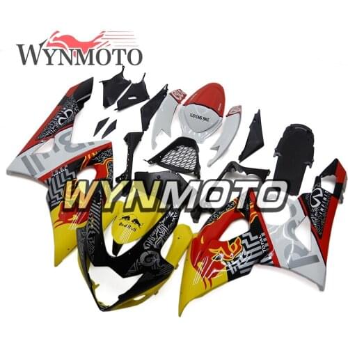 Complete Fairing Kit For GSXR1000 2005 2006 05 06 K5 Injection Fairing ABS Plastics Cowlings Frames Yellow White Red Bodywork