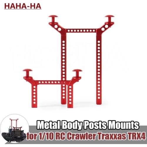 Metal Aluminum Alloy Front Rear Body Mounts Shell Post for 1/10 RC Crawler Car TRAXXAS TRX4 Upgrade Part